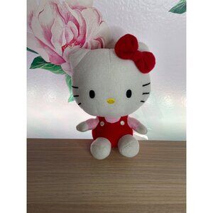 Hello Kitty by Sanrio Red Overalls Plush